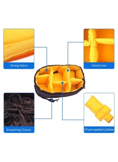 Selens High-Capacity Shockproof DSLR SLR Camera Padded Bag Case Partition Camera Insert, Make Your Own Camera Bag 