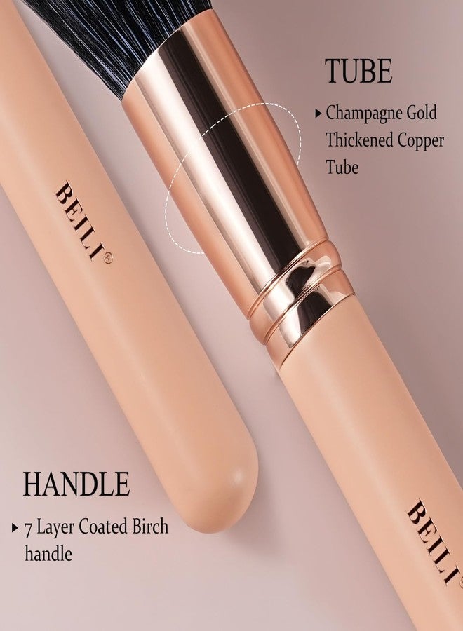 BEILI Makeup Brushes 28pcs Pink Makeup Brush Set Premium Goat Synthetic Kabuki Foundation Blending Brush Face Powder Blush Concealers Eye Shadows Make Up Brush Set(Pink/Rose Gold) - Image 5