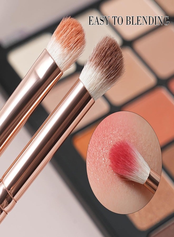 BEILI Makeup Brushes 28pcs Pink Makeup Brush Set Premium Goat Synthetic Kabuki Foundation Blending Brush Face Powder Blush Concealers Eye Shadows Make Up Brush Set(Pink/Rose Gold) - Image 4