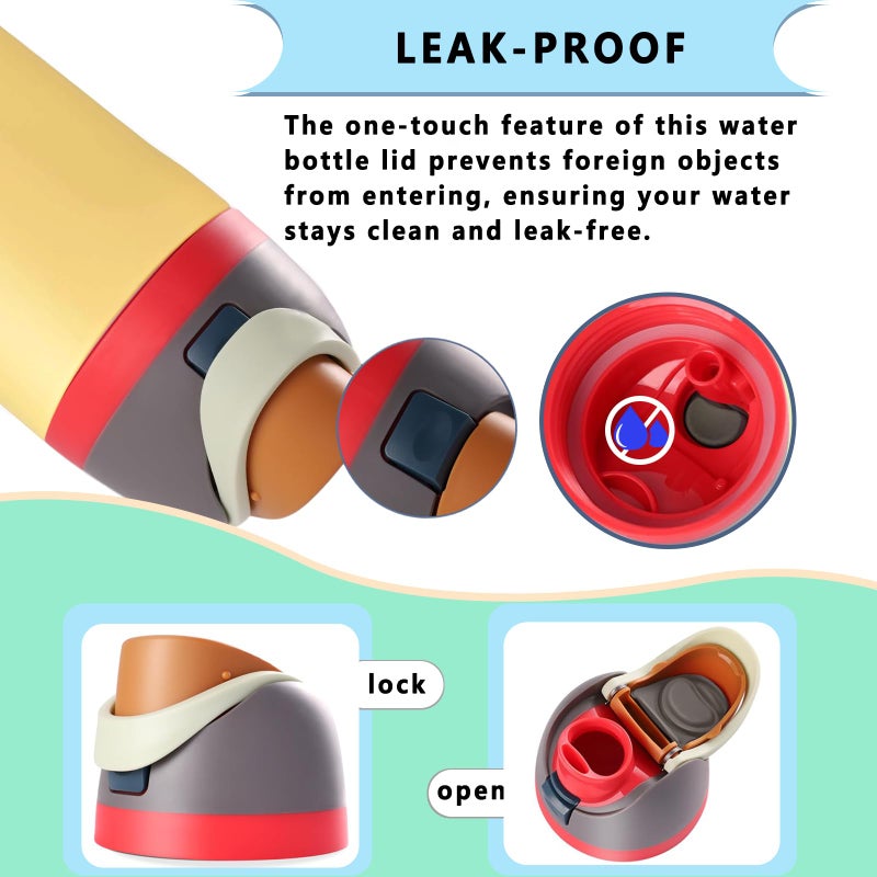 NTIERA Replacement Lid for Owala Freesip,Compatible with Owala Freesip Water Bottle 16oz 24oz 32oz 40oz,Premium Replacement Accessories for Owala Cap,LeakProof,BPA-Free(Caramel Brown) - Image 4