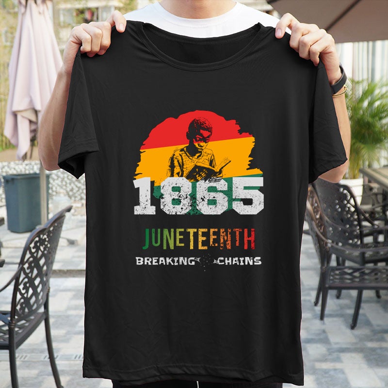 2024 Summer 1865 Juneteenth Day June Women'S Rights Men'S And Women'S Short-Sleeved T-Shirts - Image 3