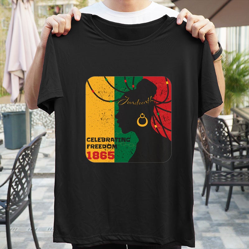 2024 Summer 1865 Juneteenth Day June Women'S Rights Men'S And Women'S Short-Sleeved T-Shirts - Image 5