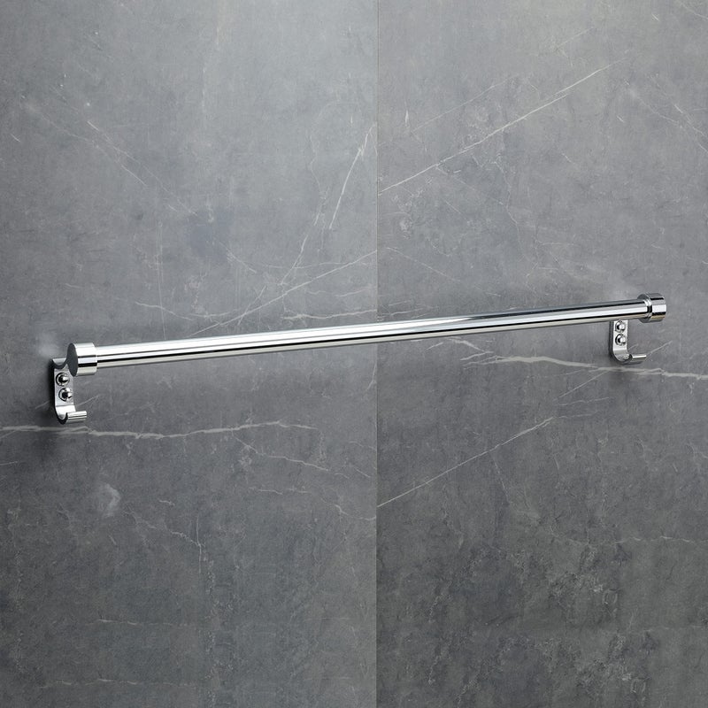 FORTUNE Stainless Steel Bathroom Hook Towel Rod Holder | Wall Mounted Hand Towel Rail for Kitchen and Washroom - (18 INCH) (Pack of 1) - Image 4