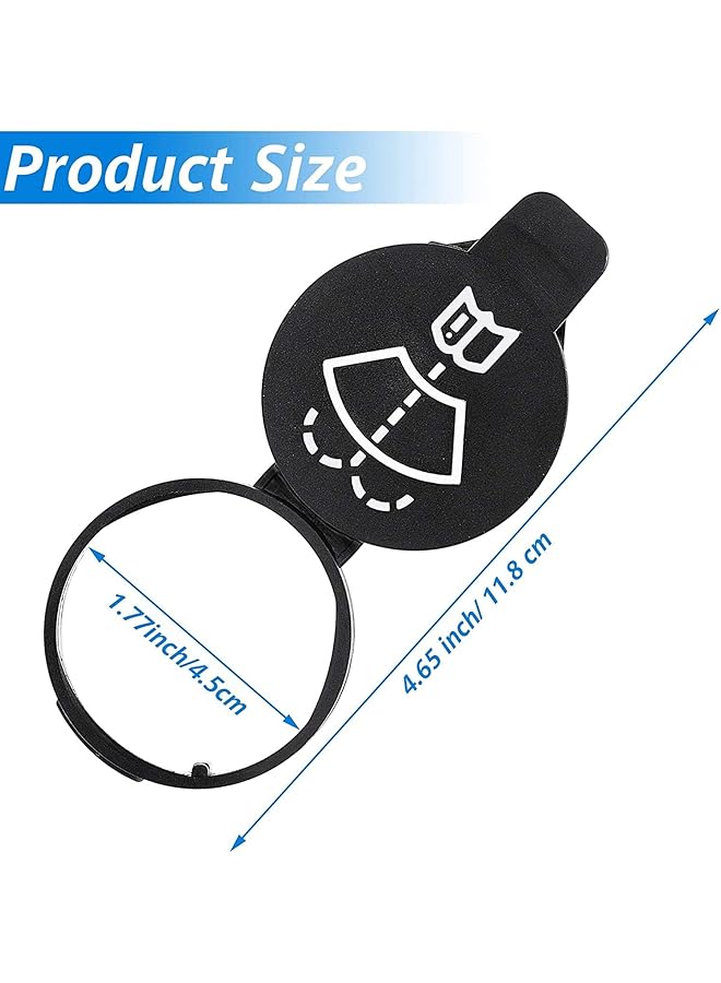 SYOSI Car Windshield Washer, Bottle Cap, Nozzle Cover Windscreen Wiper, Reservoir Cap Windscreen Wind Shield Washer For Buick/Cadillac/Chevrolet - Image 2