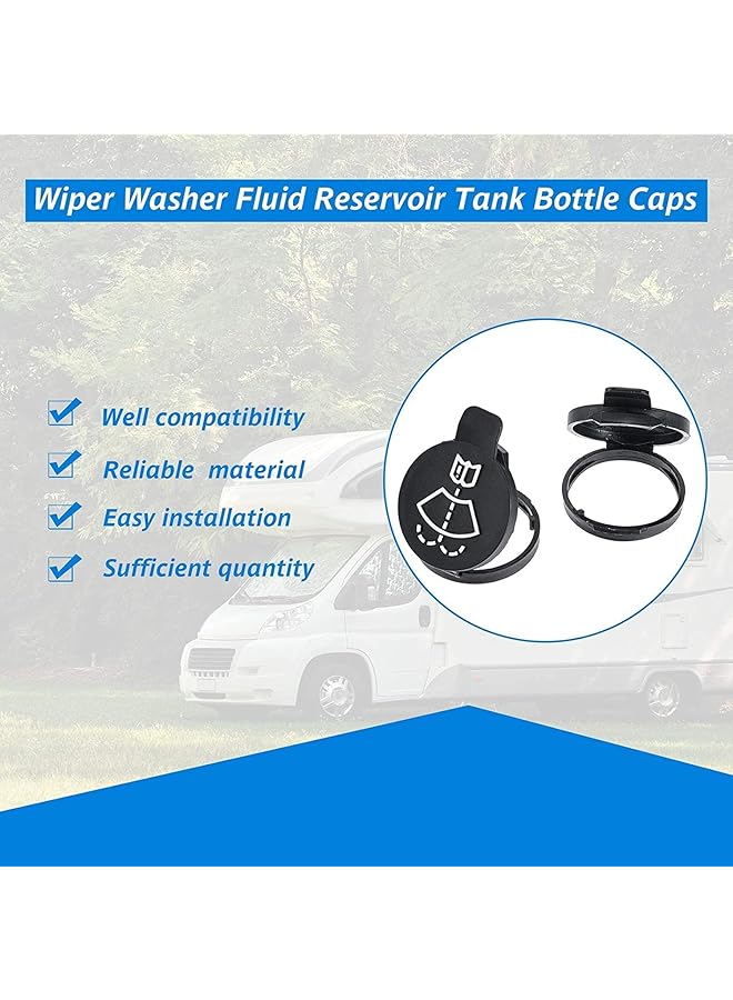 SYOSI Car Windshield Washer, Bottle Cap, Nozzle Cover Windscreen Wiper, Reservoir Cap Windscreen Wind Shield Washer For Buick/Cadillac/Chevrolet - Image 4