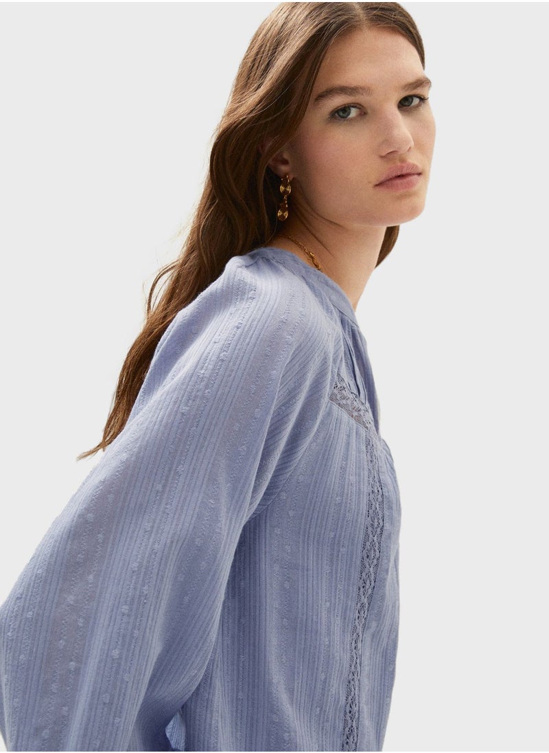 MANGO - Wide Leg Pocket Detail Jeans - Image 1