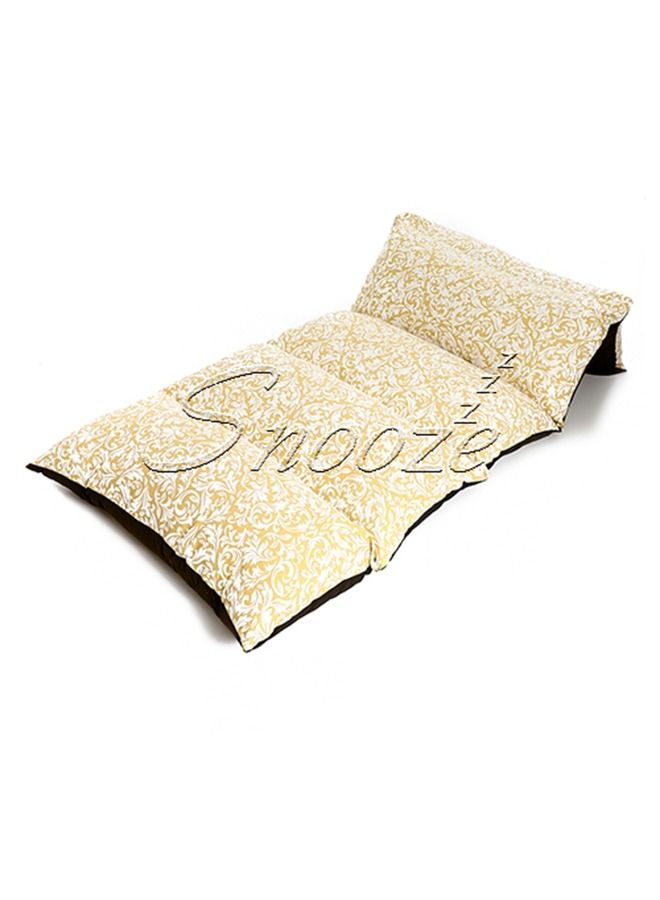 snooze Floor Foldable  mattress (Gold orintal design) - Image 5