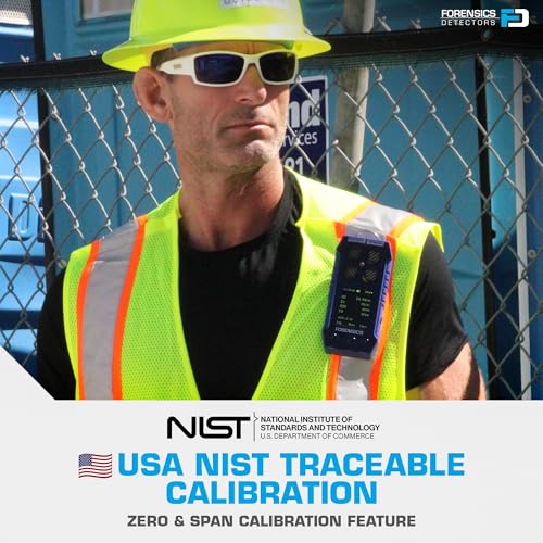 FORENSICS DETECTORS FD Multigas Detector Analyzer + Pump with Probe | USA NIST Calibration | Confined Space Entry Testing | USB Recharge | 4 Sensors - CO, H2S, O2, EX LEL | 4 Gas Monitor | - Image 5