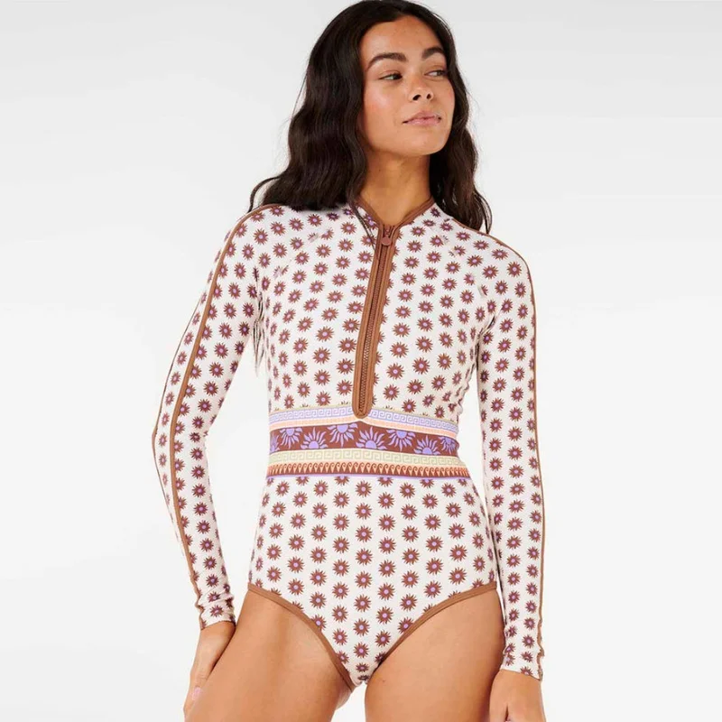 ريب كورل Amare Long Sleeve UPF Surfsuit - Women
