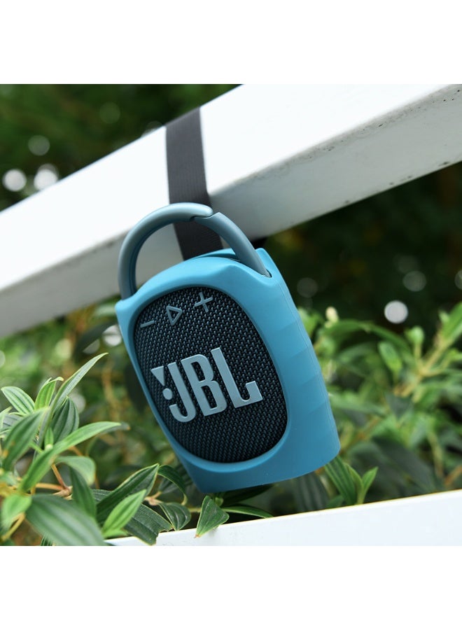 JBL Clip 4 Compatible Silicone Case Bluetooth Wireless Speaker, JBL Clip 4 Travel Protection Case (blue)  - Image 3