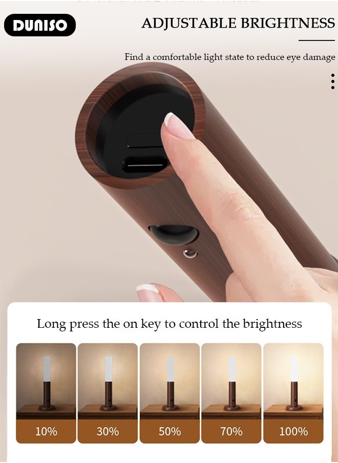 Motion Sensor Night Lights,Smart Led Light, Magnet Body Sensor Hallway Light,Hand-held Portable Stairway,Wooden Wall Sconce Cabinet Lights,No Plug Lamp USB Charge for Wall Cabinet Bedroom Kitchen etc - pzsku/ZA06B8431B160B9713D5DZ/45/_/1733190205/f16e50c1-7c7b-4676-a50c-fb0ac09a27c4