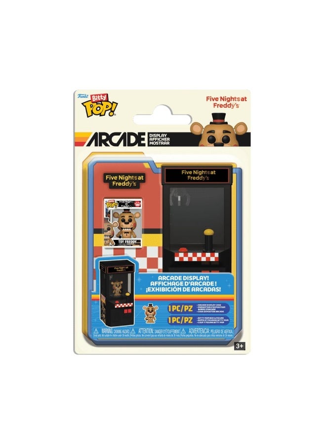 Funko Bitty Pop! Arcade Five Nights At Freddy'S Toy Freddy Vinyl Figure With Arcade Display (8.8 Cm) - Image 1