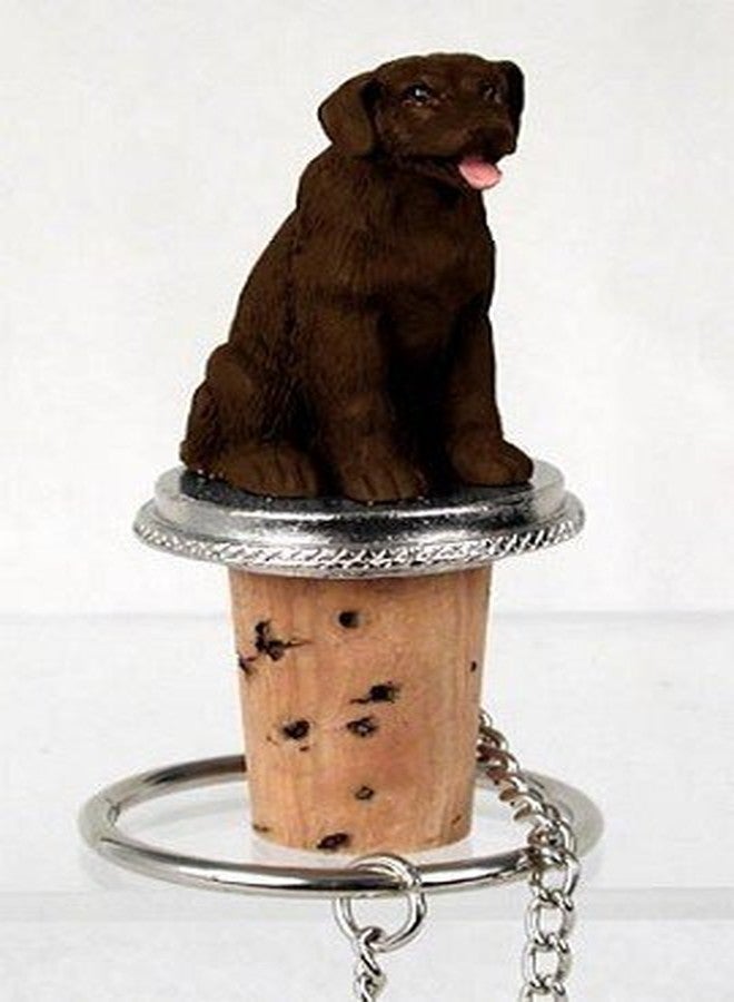 Conversation Concepts Labrador Retriever Chocolate Bottle Stopper - Image 1