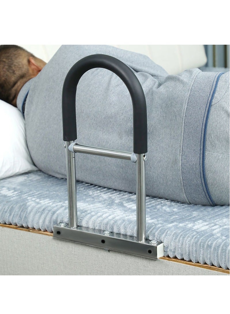 Arabest درابزينات جانبية للسرير لكبار السن، مرتفعات، حواجز سرير، درابزينات من الفولاذ المقاوم للصدأ مع لوحات سفلية - Image 5