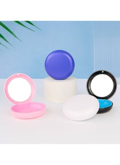 CMGTYYD 2 Pack Aligner Case with Mirror,Convenient Retainer Case for Invisalign Aligners, Night Guards, and Mouth Guards(1PC Pink +1PC White)  - Image 3