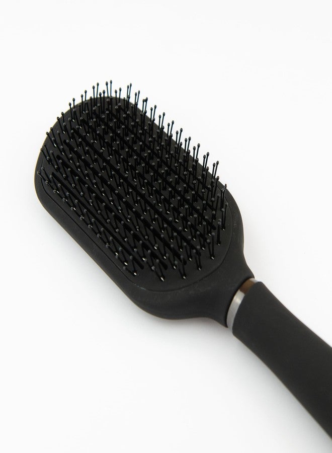 Evaluemart Ultra Paddle Hair Brush with Large Coverage, Soft Ball-Point Bristles for Men & Women, Black - Image 2