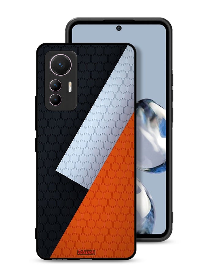 Tolwak Xiaomi 12 Lite Protective Case Cover Pattern - Image 1
