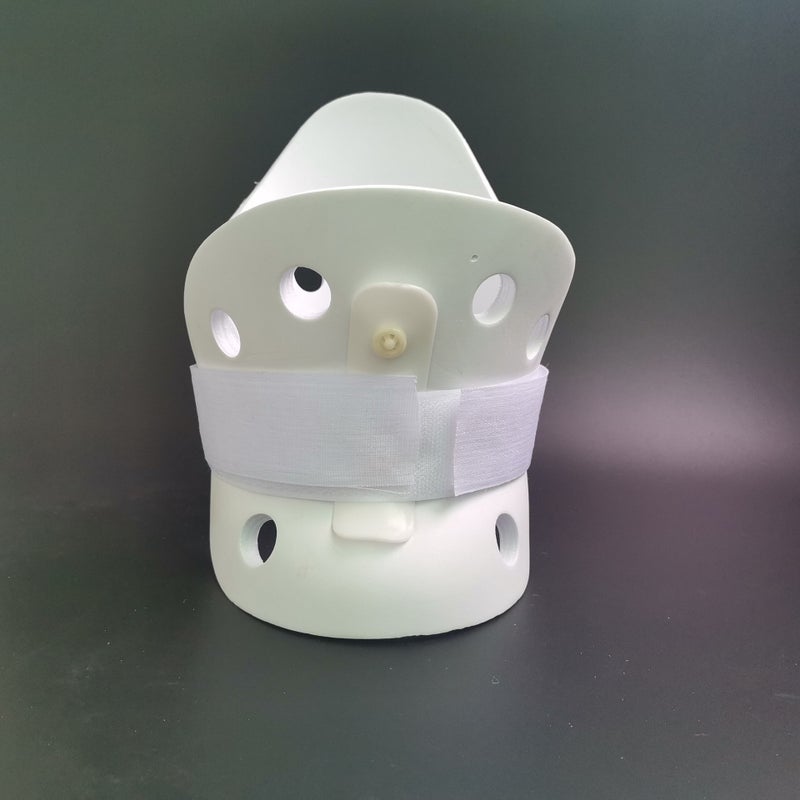Genuine Polymer Neck Brace, Health Care, Neck Protector, Neck Collar, Fixed Neck Collar(White adult, M) - Image 1