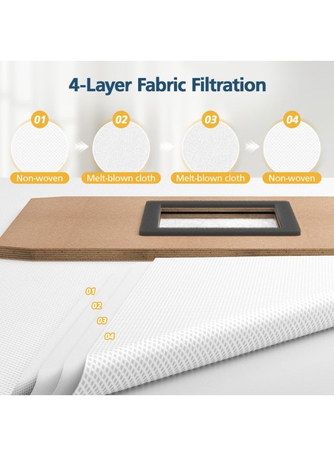 KISSUN E25 / E28 Dust Bag, 20 Pcs Vacuum Bags for Eufy E25, E28, E20, C28 Robot Vacuum, 3L Large Capacity Replacement Bags, Leak-Proof - Image 4