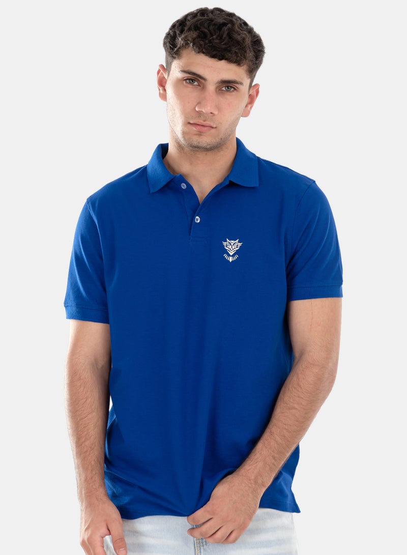 T-shirt POLO (Plain) Blue