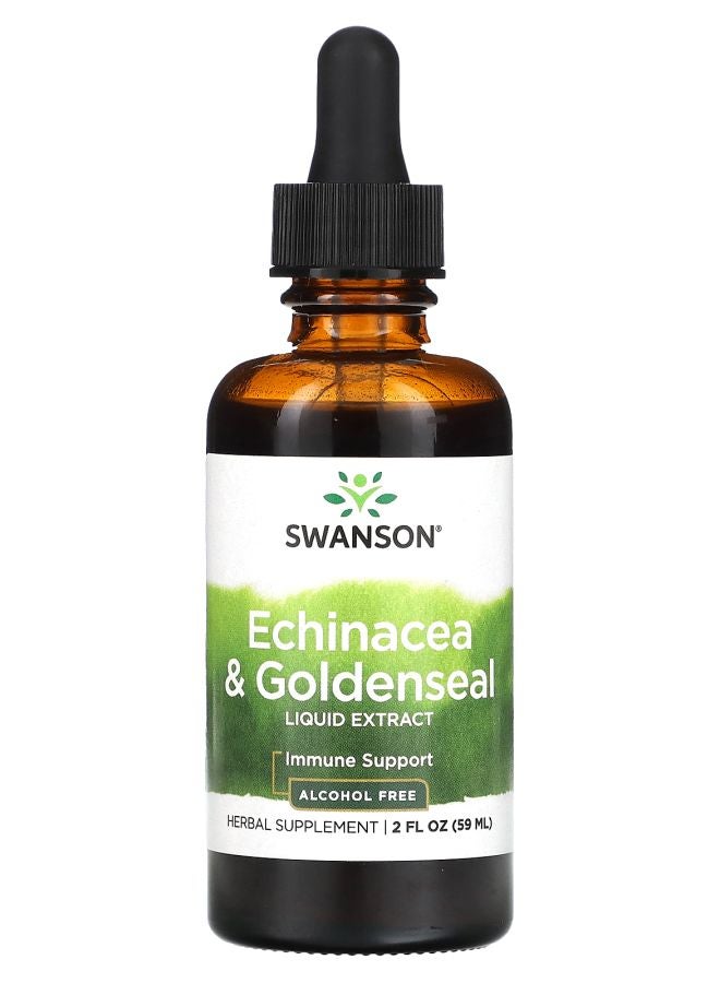 SWANSON Echinacea & Goldenseal Liquid Extract  2 fl oz (59 ml)