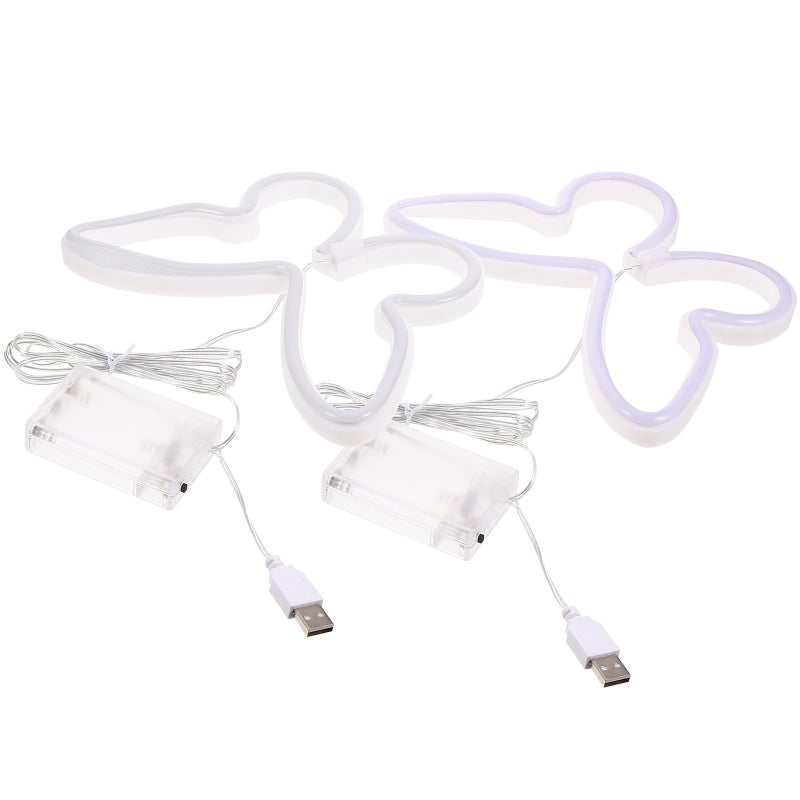 2pcs Butterfly Neon Lamps Butterfly Neon Signs Butterfly Light Wall Decoration - Image 4