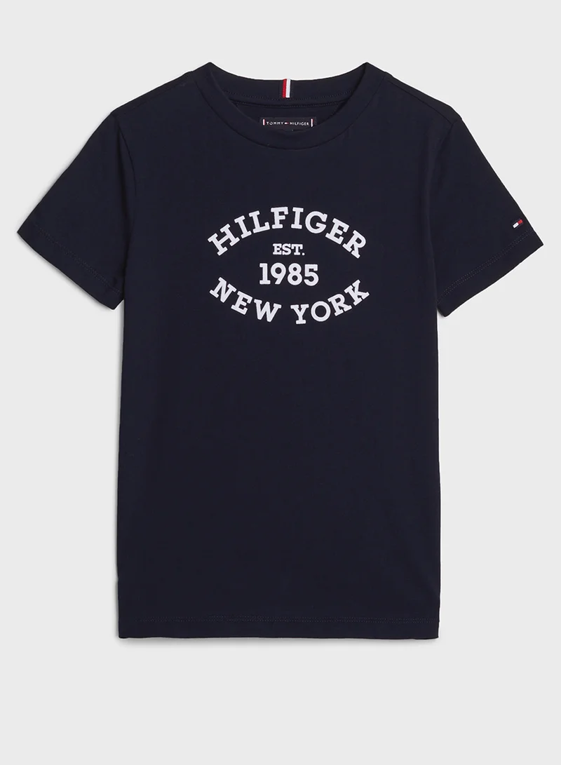 تومي هيلفيغر MONOTYPE FLOCK REGULAR TEE SS