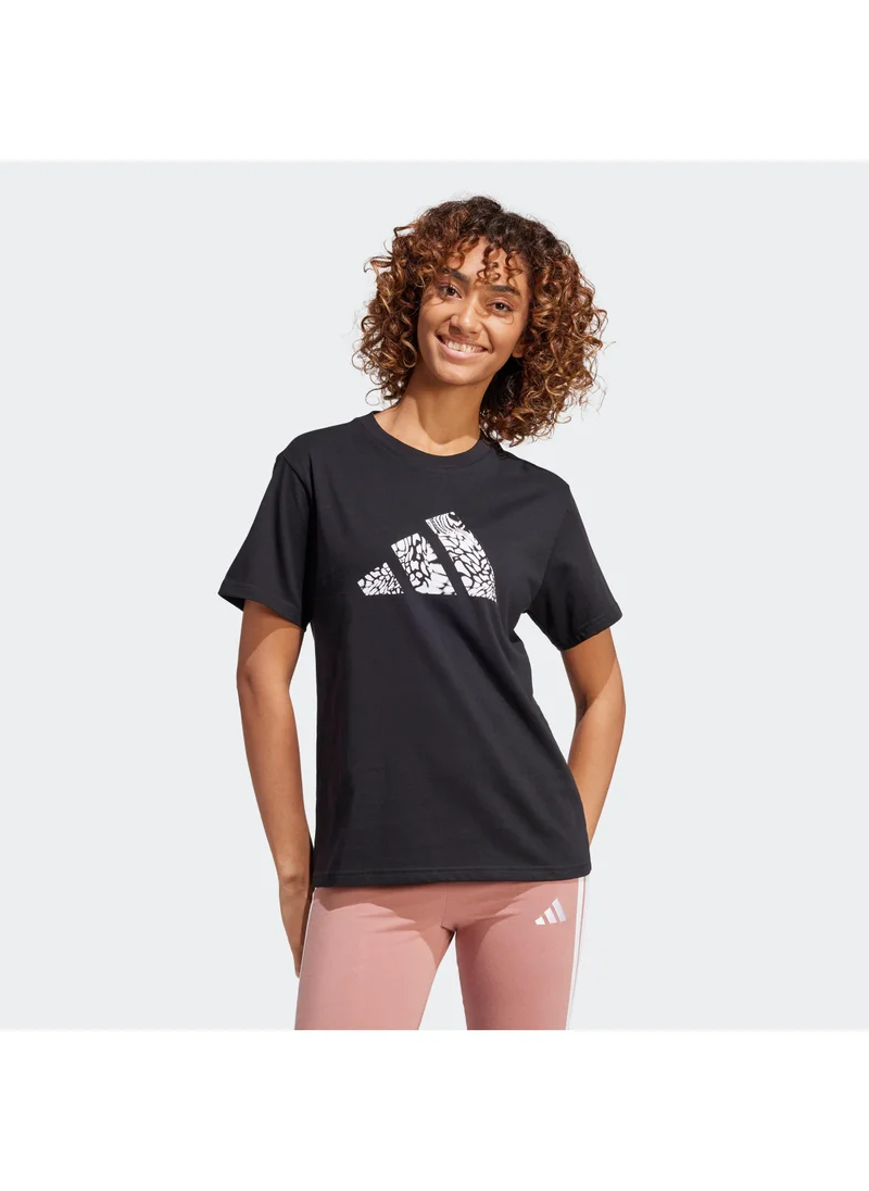 Adidas camo women graphic t-shirt