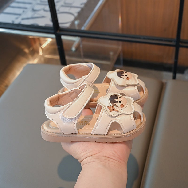 Girls' Shoes Kidsren'S Sandals Kidsren'S Toe-Toe Shoes Baby Girl'S Shoes Soft Sole Non-Slip Baby Princess Shoes - Image 3