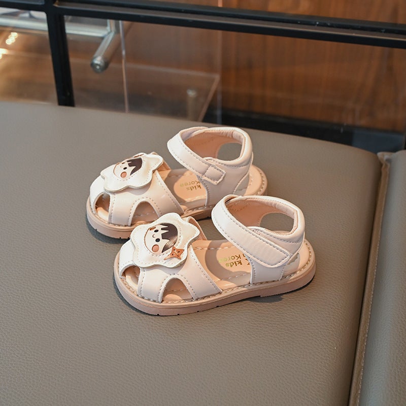 Girls' Shoes Kidsren'S Sandals Kidsren'S Toe-Toe Shoes Baby Girl'S Shoes Soft Sole Non-Slip Baby Princess Shoes - Image 1
