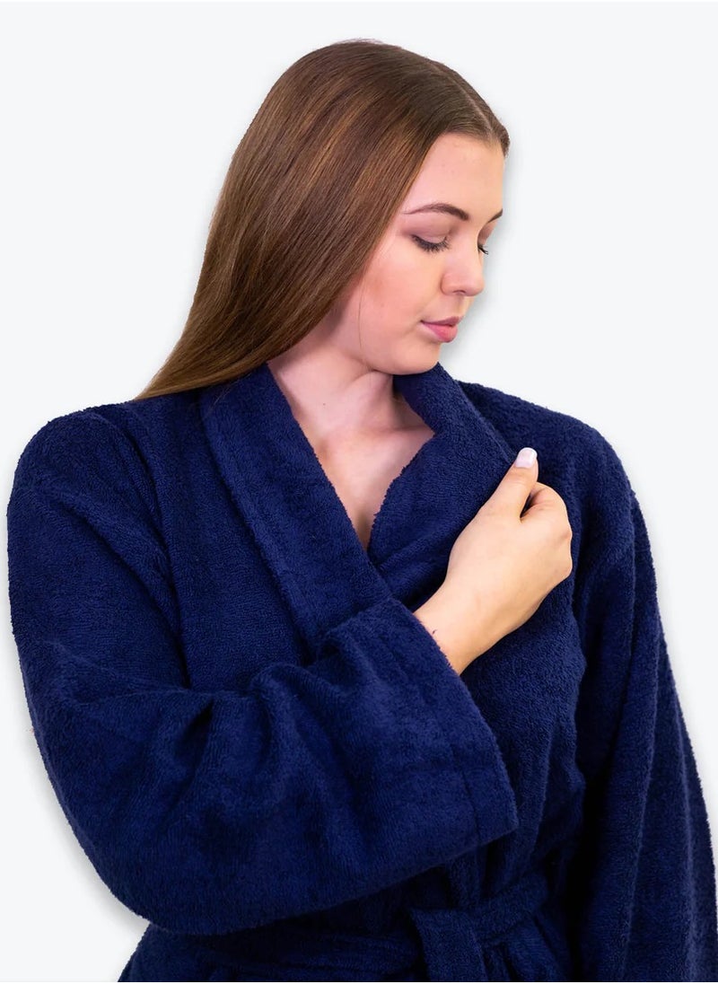 Hammam Home Bathrobe100%egyption Cotton  - Navy - pzsku/ZA06C53DECAFB2221F073Z/45/_/1700048499/f3734e09-3fec-4f20-8850-ec00338eef8f