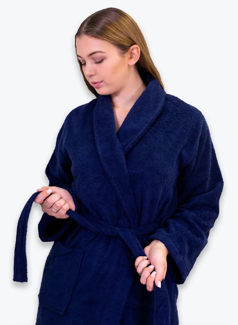 همام برنص قطن %100 قطن - لون كحلي - Image 4