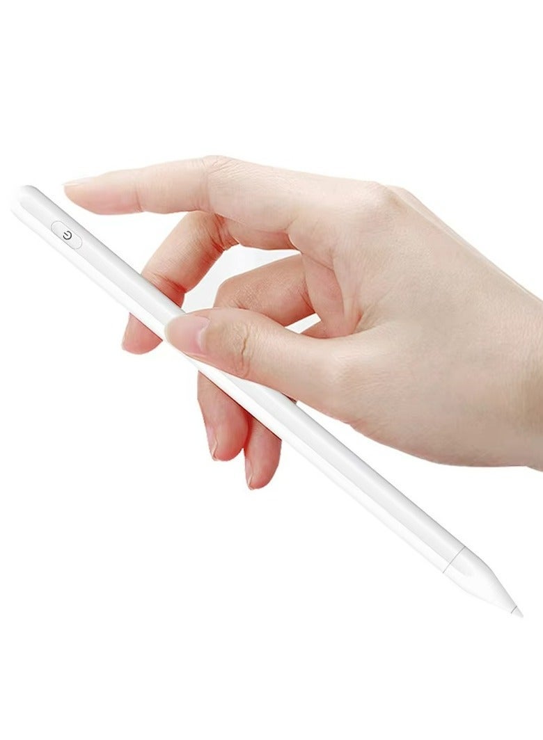 ELTRAZONE Active Stylus Digital Pen – Compatible with All iPhones, iPads, Android Tablets  Phones – High-Precision White Stylus for Drawing, Writing, and Touchscreen Use - Image 1