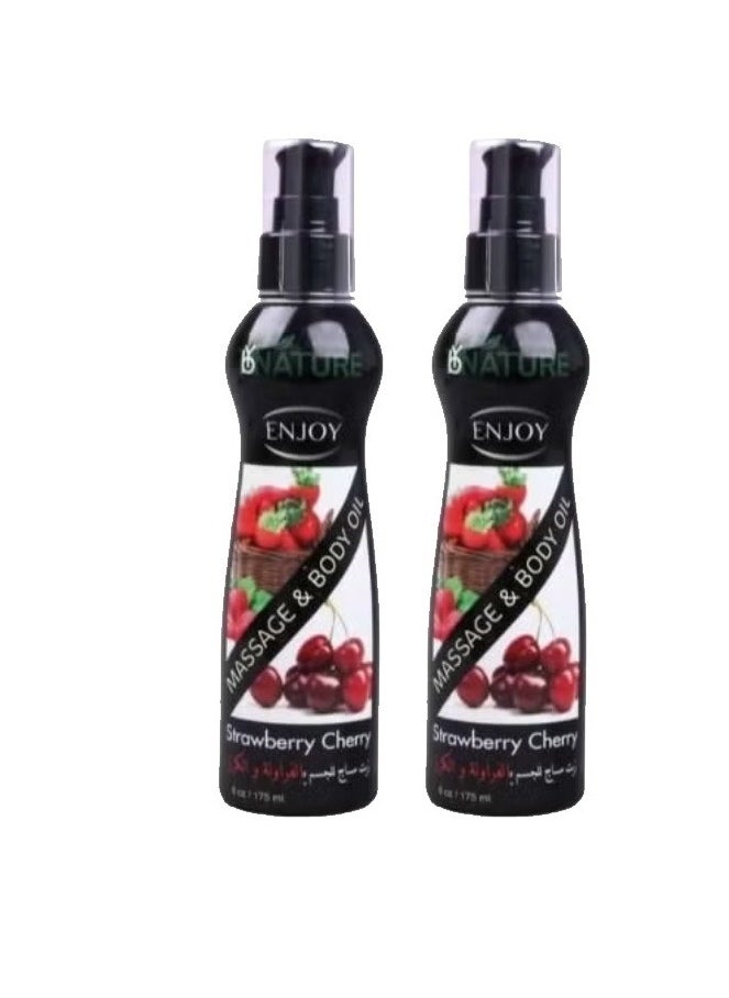 ENJOY Two Packages Strawberry Massage Oil  - Image 4