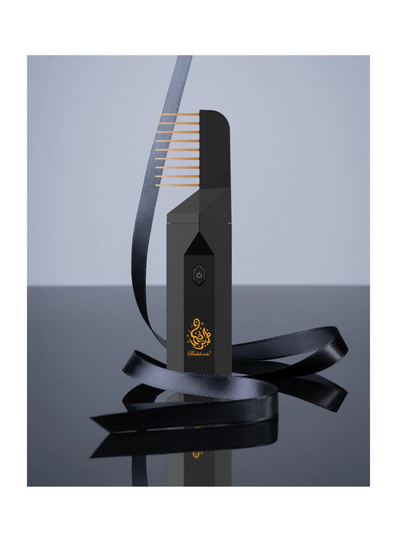 Generic Incense burner for hair, home, office, car and travel - black color  - Image 2
