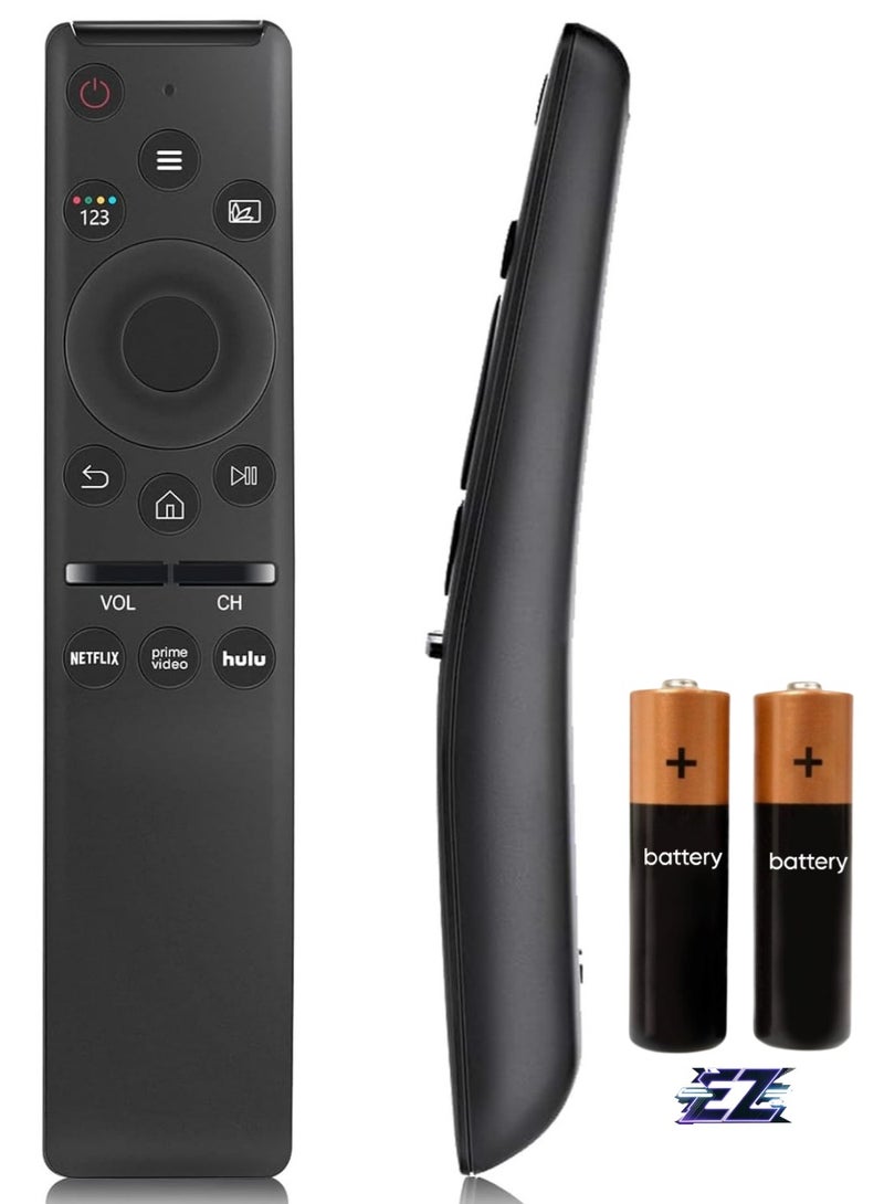 ELTRAZONE جهاز تحكم عن بعد ذكي عالمي لتلفزيون سامسونج، جهاز تحكم بديل لجميع تلفزيونات سامسونج الذكية LCD LED UHD HDR QLED SUHD المنحنية 4K 8K 3D مع أزرار اختصار مع بطارية - Image 1