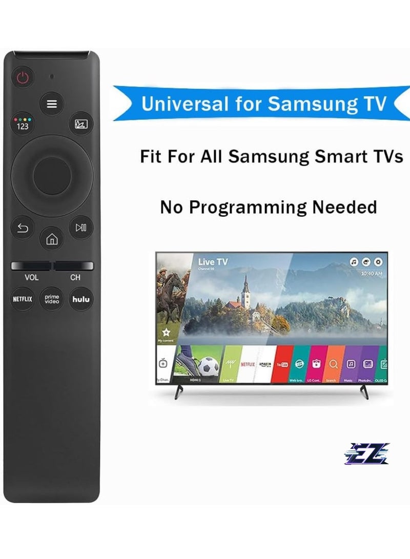ELTRAZONE جهاز تحكم عن بعد ذكي عالمي لتلفزيون سامسونج، جهاز تحكم بديل لجميع تلفزيونات سامسونج الذكية LCD LED UHD HDR QLED SUHD المنحنية 4K 8K 3D مع أزرار اختصار مع بطارية - Image 2