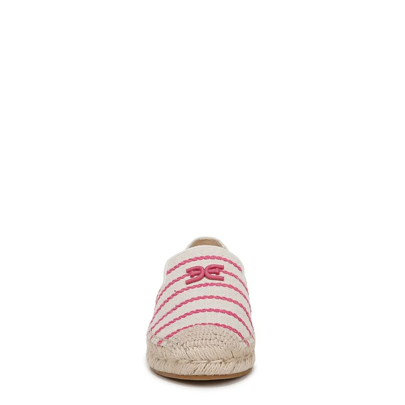 Sam Edelman PINK Kathleen Espadrille Flat Loafer for Women | Best Price UAE