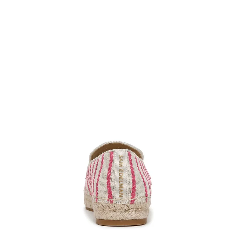 Sam Edelman PINK Kathleen Espadrille Flat Loafer for Women | Best Price UAE