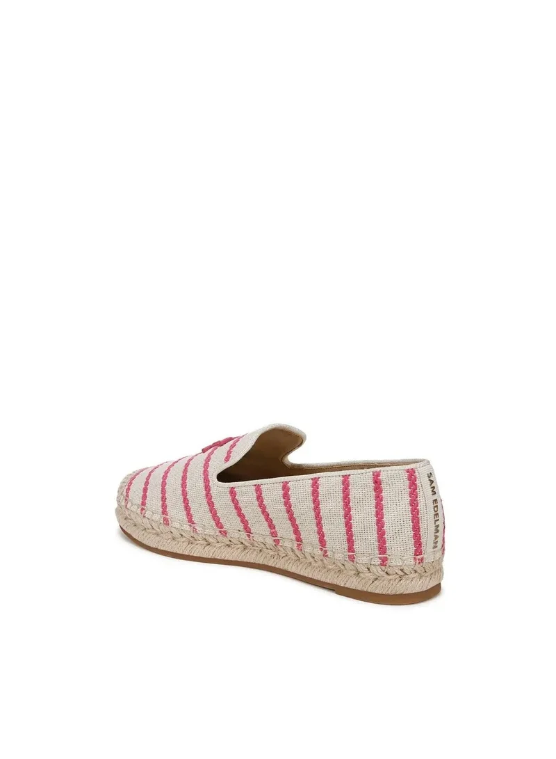 Sam Edelman PINK Kathleen Espadrille Flat Loafer for Women | Best Price UAE