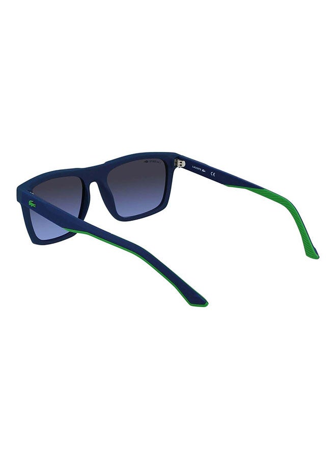 LACOSTE Men Full Rim Bio Injected Modified Rectangle Sunglasses  L957S-401-5618 - Image 4