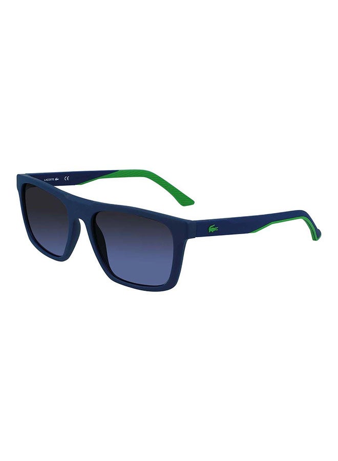 LACOSTE Men Full Rim Bio Injected Modified Rectangle Sunglasses  L957S-401-5618 - Image 1