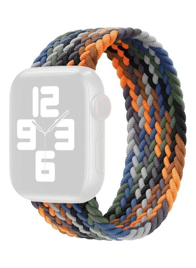 NIBEMINENT Ethnic Replacement Watchband For Apple Watch Series 1/2/3/4/5/6/7/SE 38-40-41mm Camouflage Colourful - Image 1
