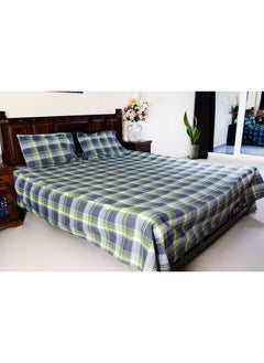 TARZ Soft and Durable Flat Bed Sheet Set-Perfect for a Comfortable Night's Sleep-Ideal for Use in Bedrooms, Affordable Luxury Bedding Option-150 Thread Count 270x245 cm  - Image 1