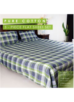 TARZ Soft and Durable Flat Bed Sheet Set-Perfect for a Comfortable Night's Sleep-Ideal for Use in Bedrooms, Affordable Luxury Bedding Option-150 Thread Count 270x245 cm  - Image 2