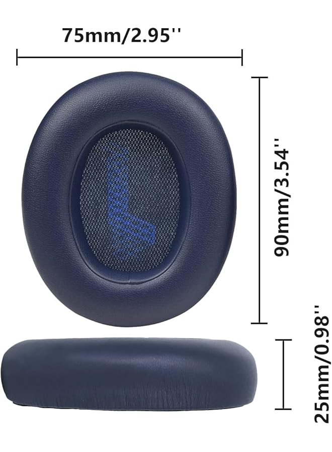 erorex Soft Leather Live 650 Btnc Ear Pads Cushion Replacement Earpads For Jbl Live 650 650Btnc 660Btnc Wireless Bluetooth Headphones Repair Parts Midnight Blue - Image 5