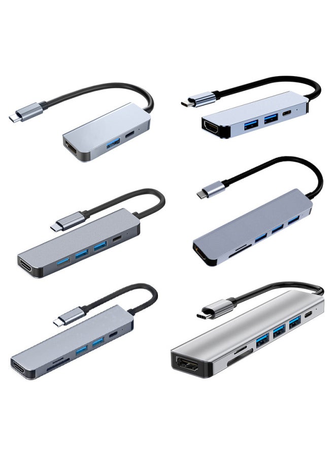 Generic - Type-c Expansion Dock Laptop Tablet Extender Converter Mac Multi-port Docking Station Cross-border-Number Of Interfaces:12in1 2211iPad Special Bracket Docking Station - Image 1