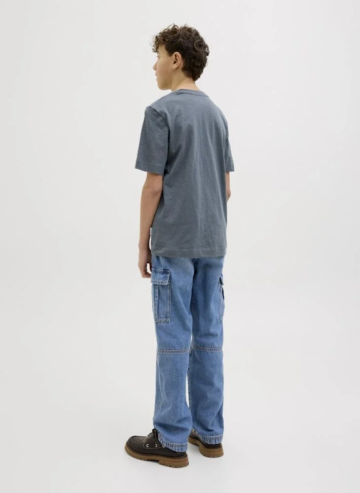Jack & Jones Junior Kids Logo Crew Neck T-Shirt
