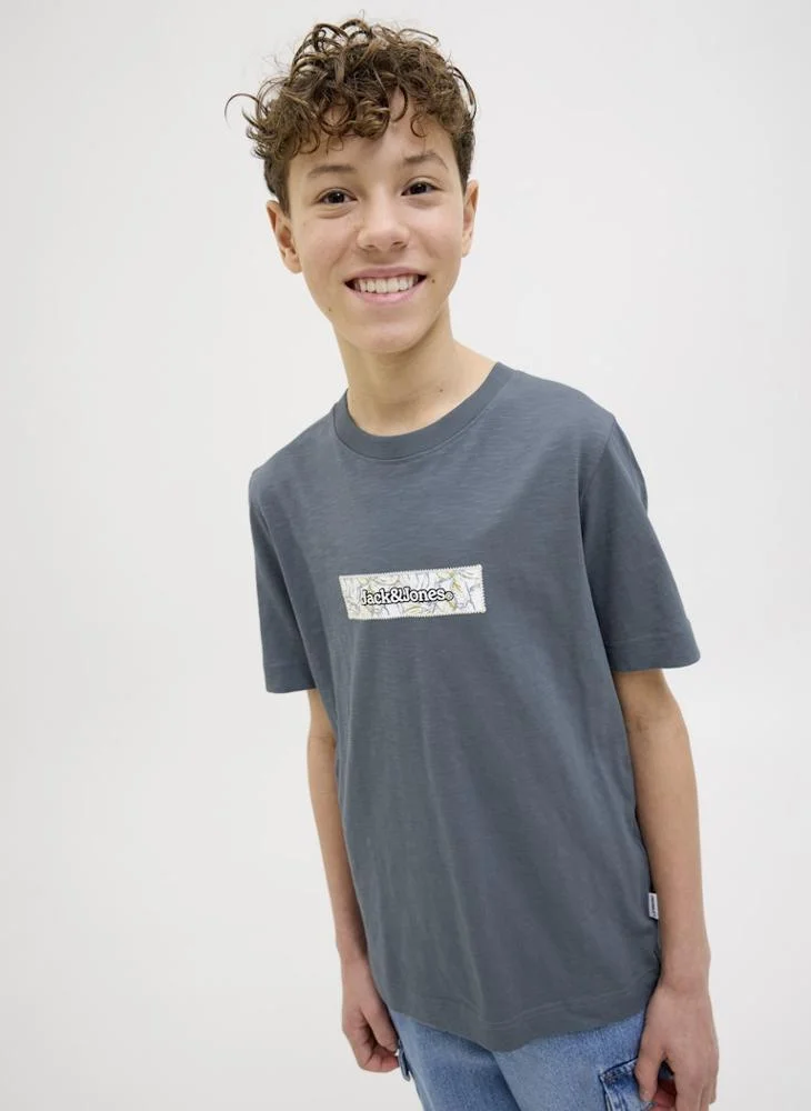 Jack & Jones Junior Kids Logo Crew Neck T-Shirt
