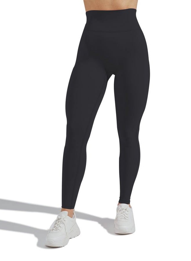 Unthewe High Waisted Naked Feeling Workout Leggings - Buttery Soft No Front Seam Yoga Pants, #0 Black, XS - Image 2